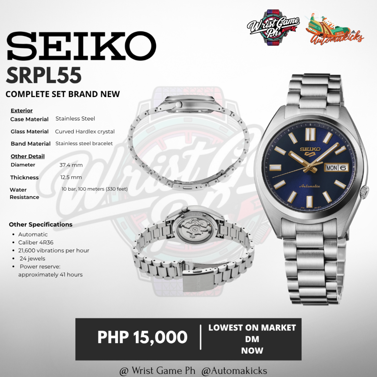 SEIKO SRPL55