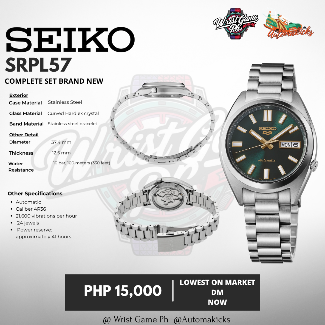 SEIKO SRPL57