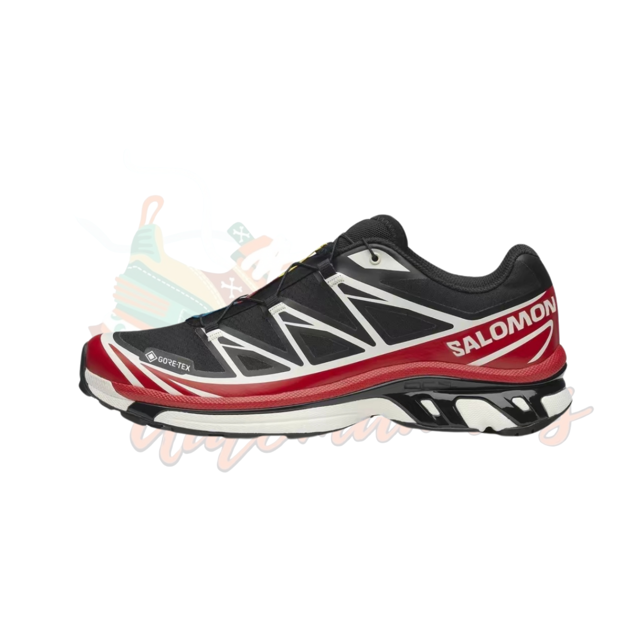 Salomon XT-6 GTX “Black Flame Scarlet” "479749"