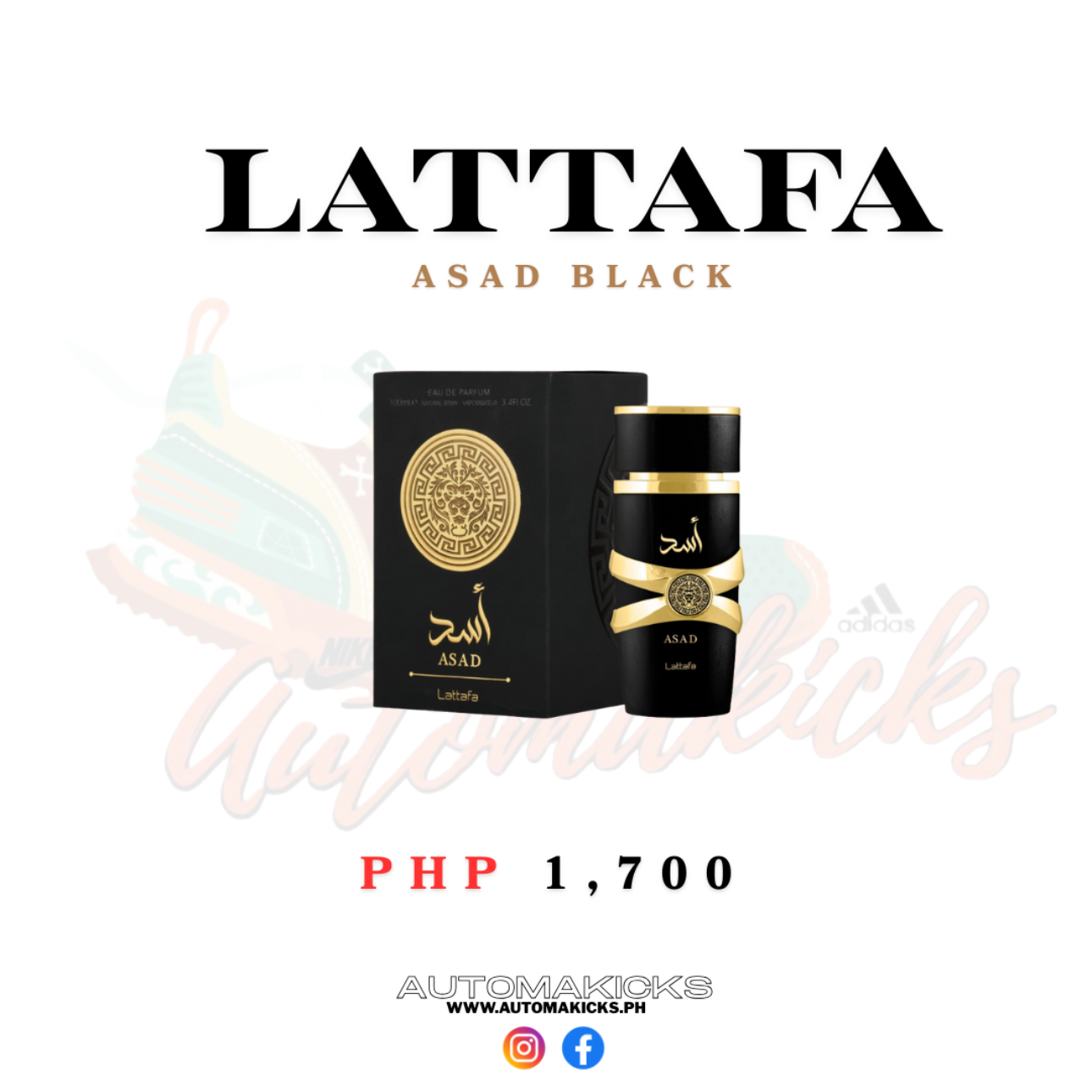 LATTAFA ASAD BLACK