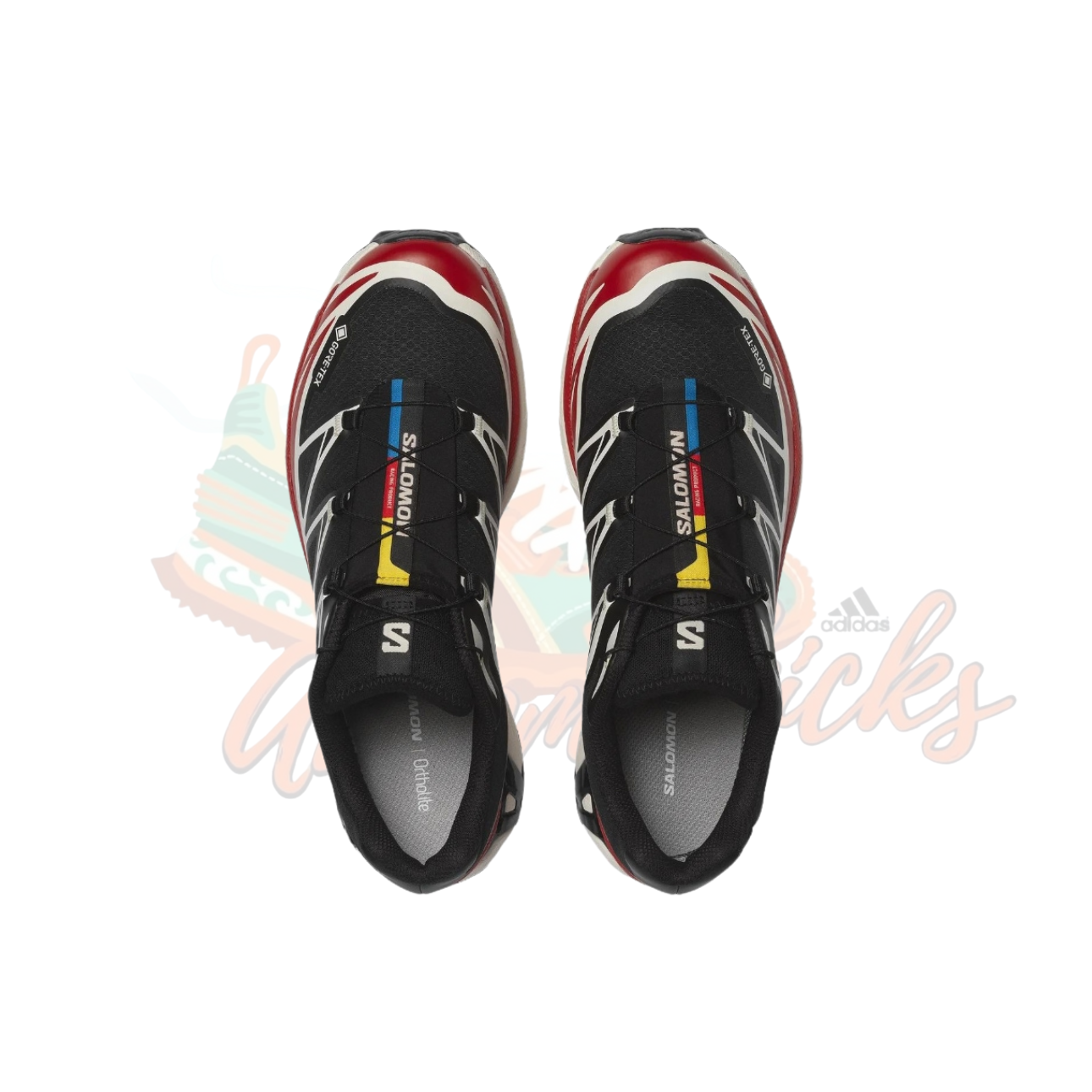Salomon XT-6 GTX “Black Flame Scarlet” "479749"
