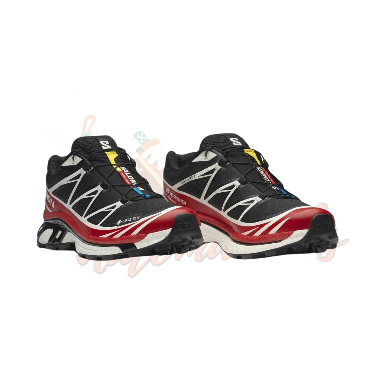 Salomon XT-6 GTX “Black Flame Scarlet” "479749"