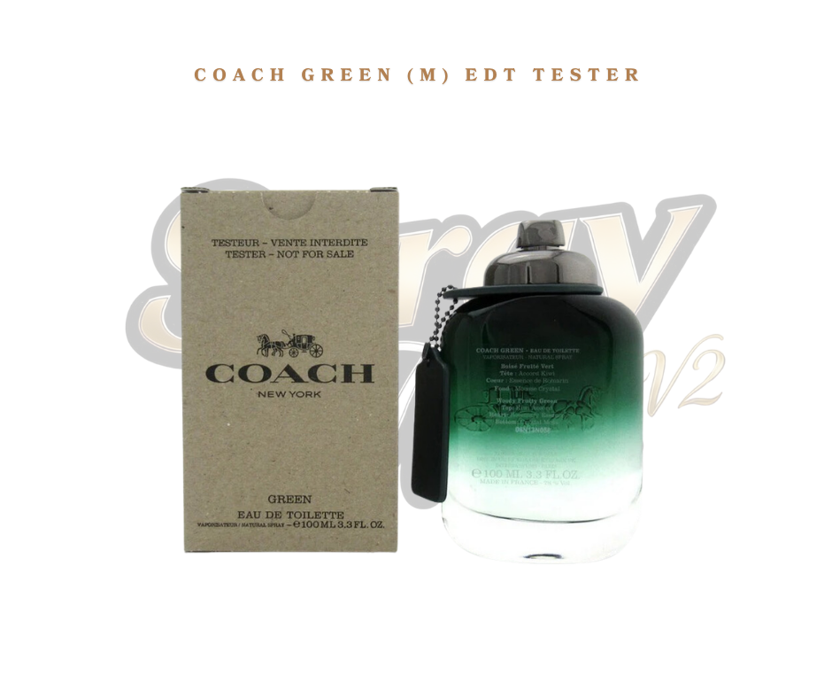 COACH GREEN (M) EDT TESTER